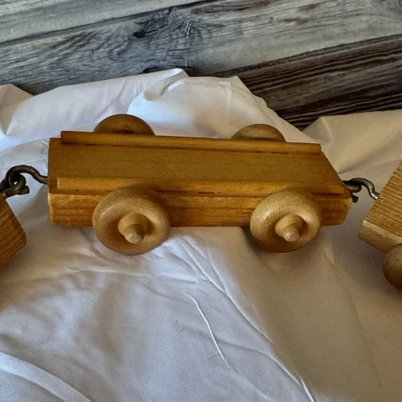 Wooden Train Set for Kids - Picture 3 of 13